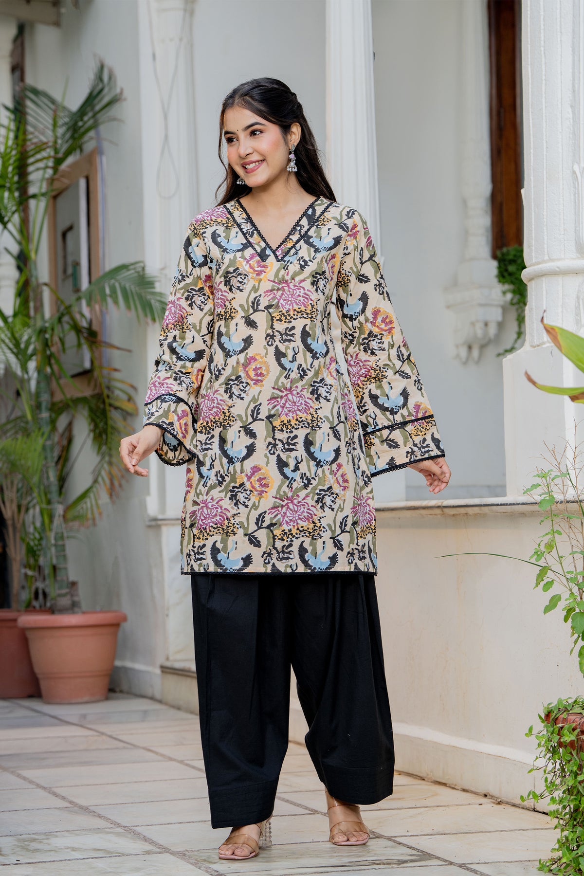 Black Farsi Suit Set