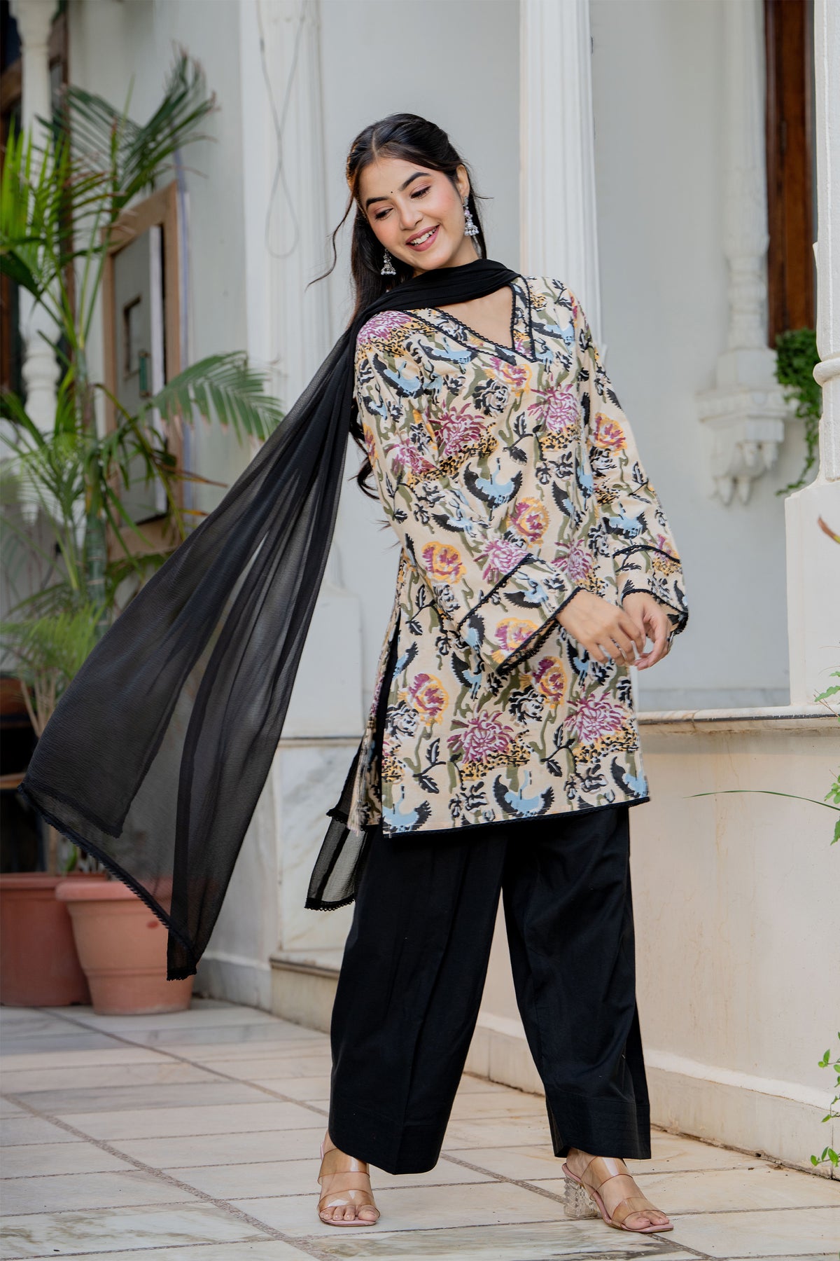 Black Farsi Suit Set