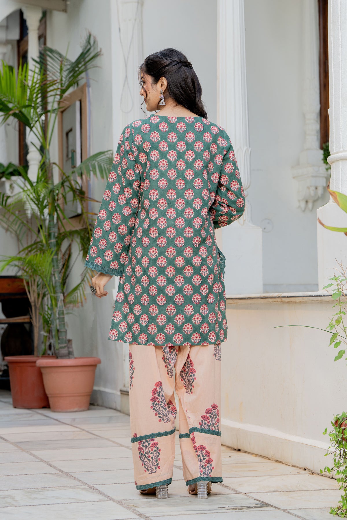 Green Farsi Suit Set