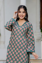 Green Farsi Suit Set