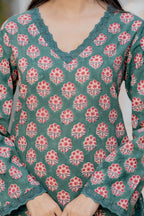Green Farsi Suit Set