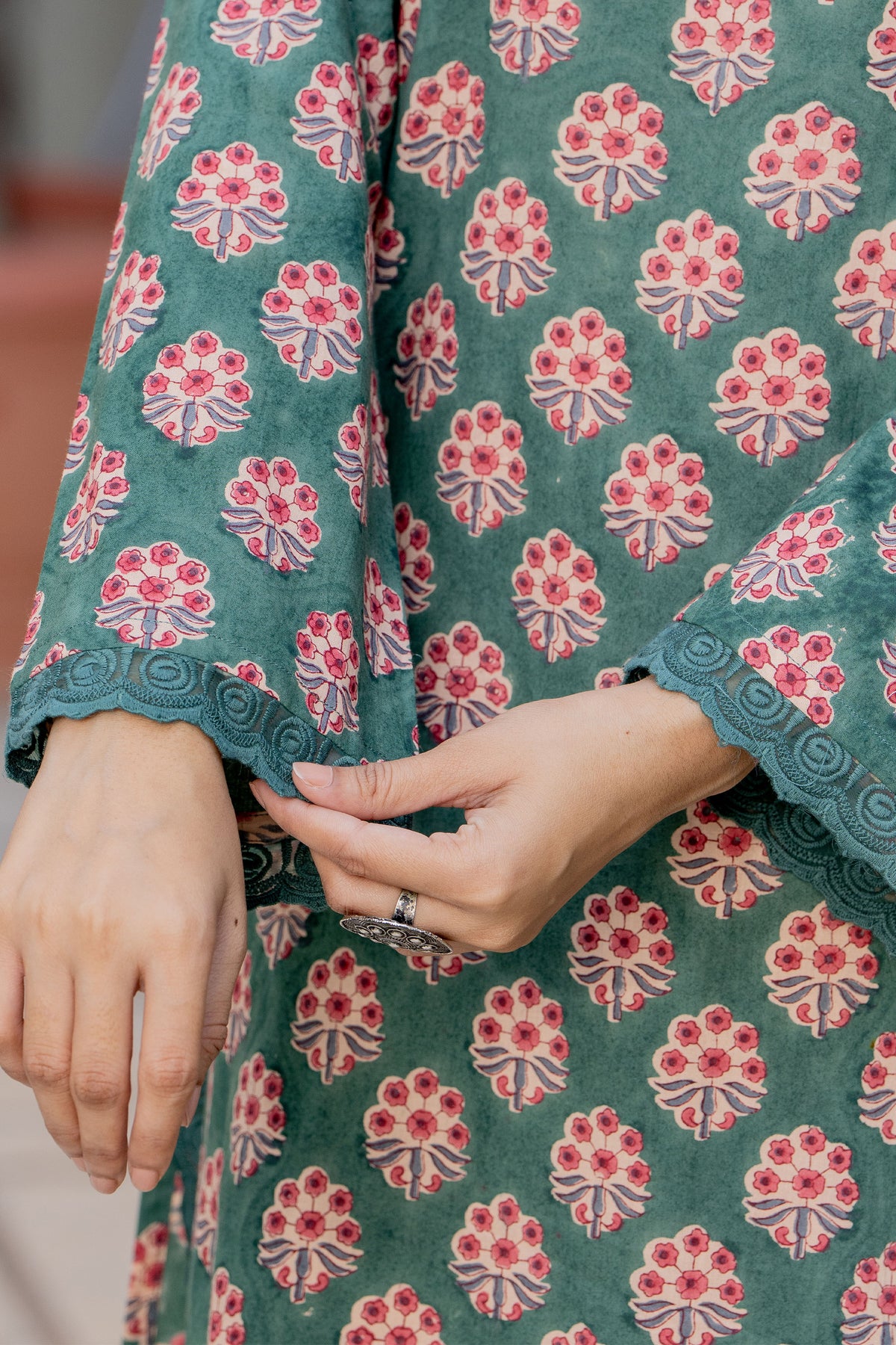 Green Farsi Suit Set