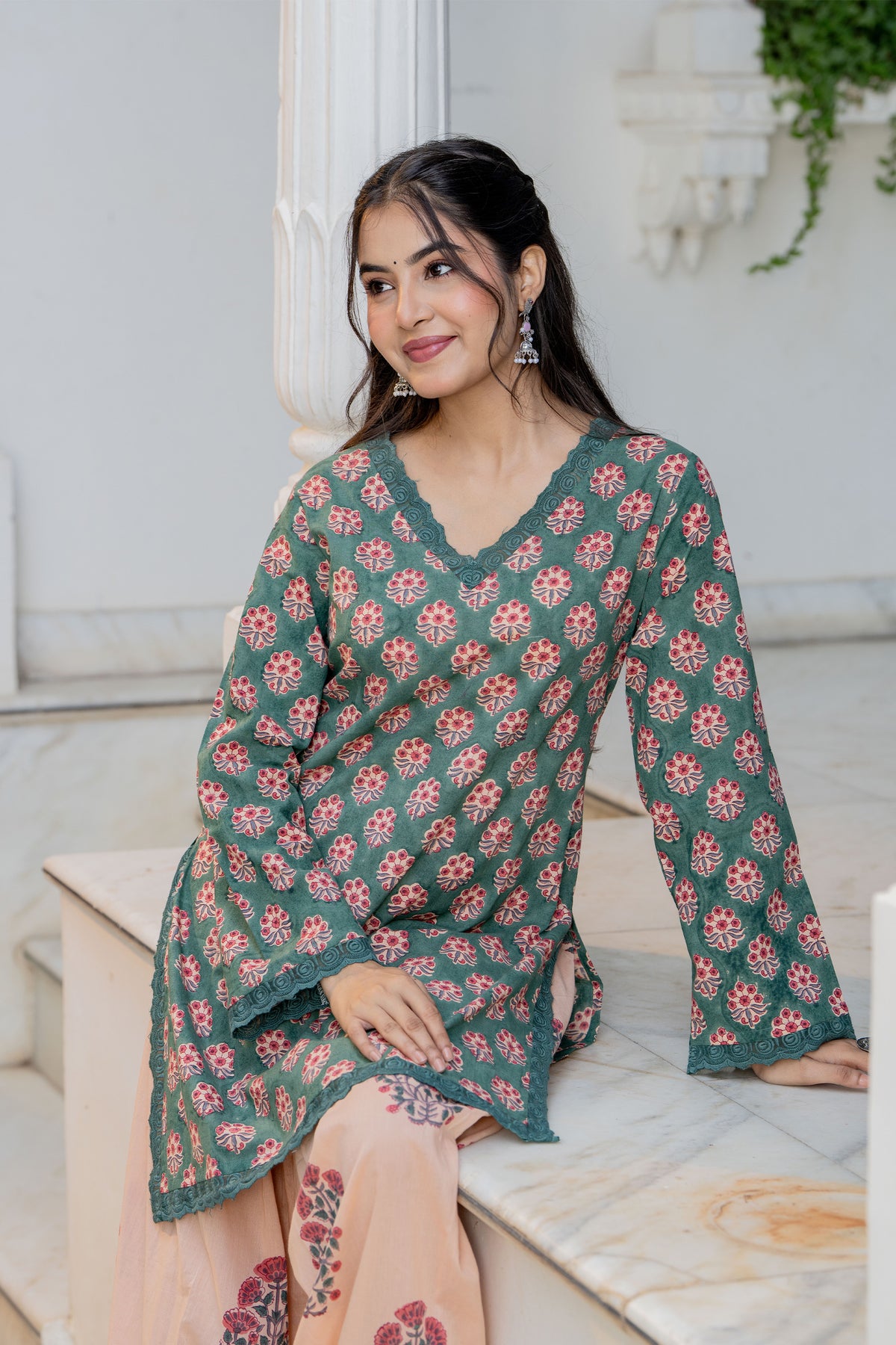 Green Farsi Suit Set