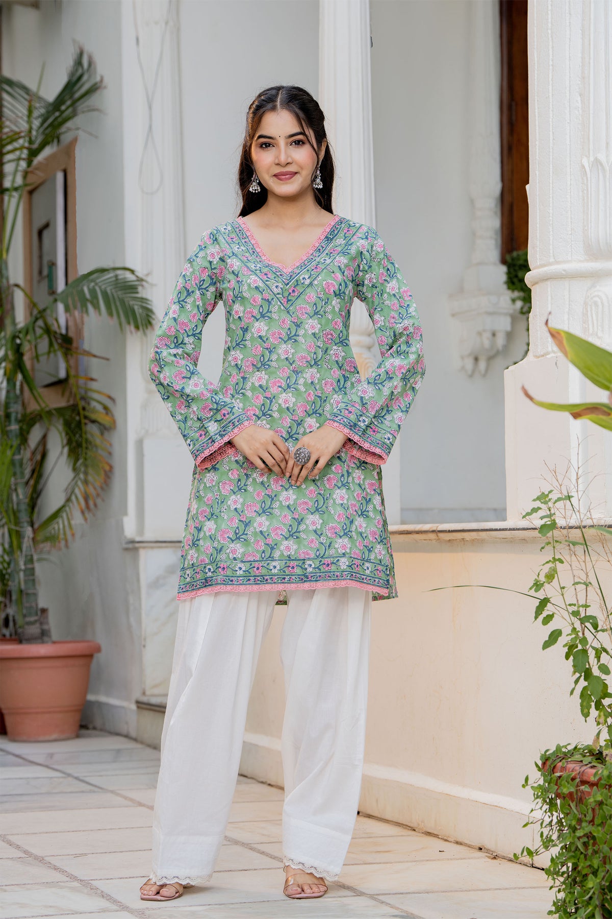 Matcha Green Farsi Suit Set