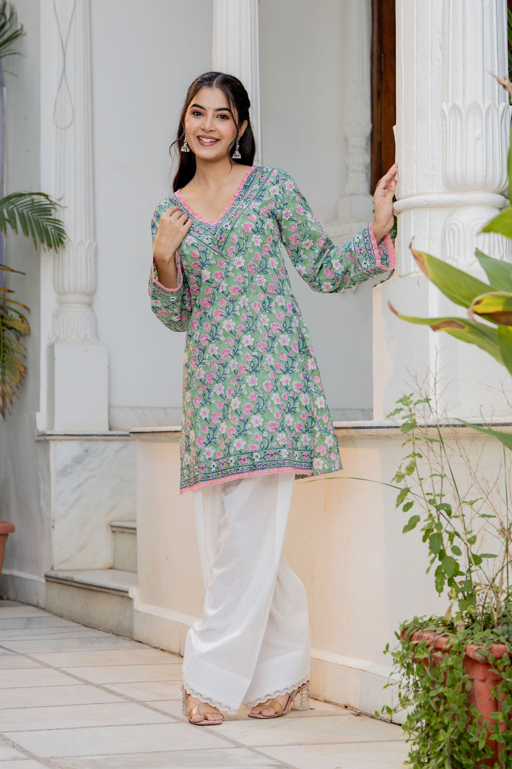 Matcha Green Farsi Suit Set