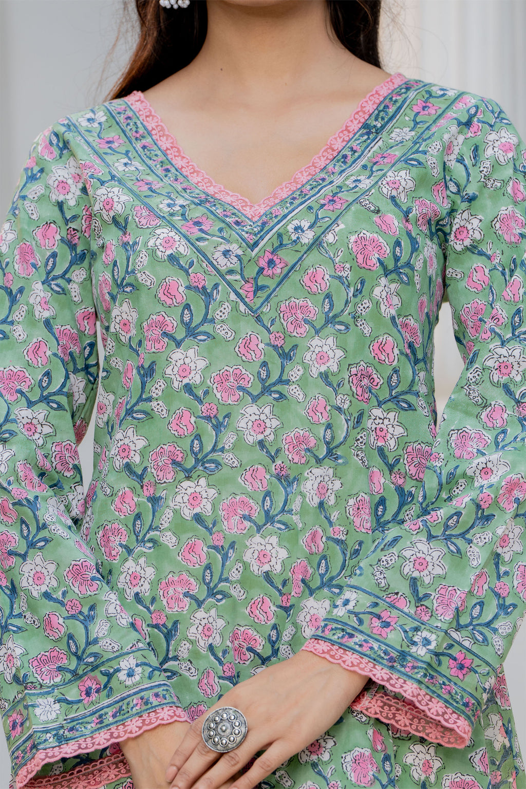 Matcha Green Farsi Suit Set