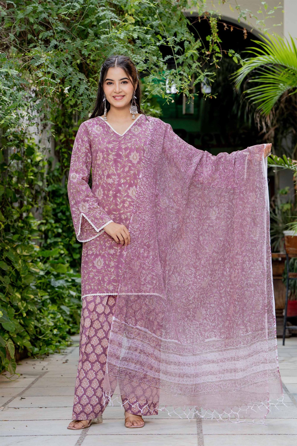 Soft Pink Farsi Suit Set