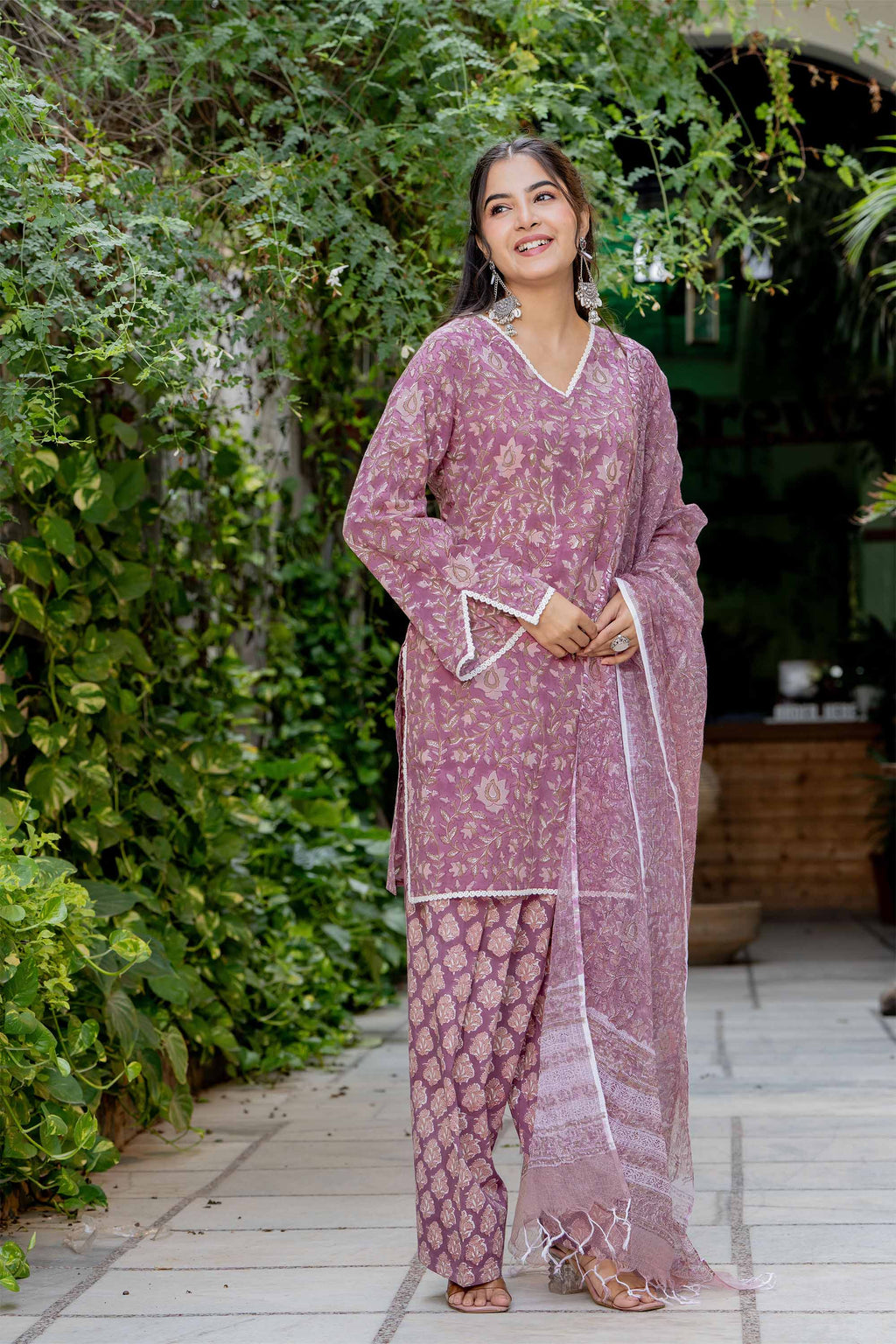 Soft Pink Farsi Suit Set