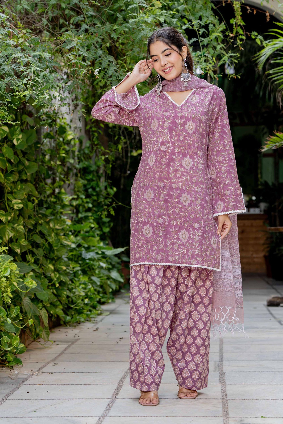 Soft Pink Farsi Suit Set