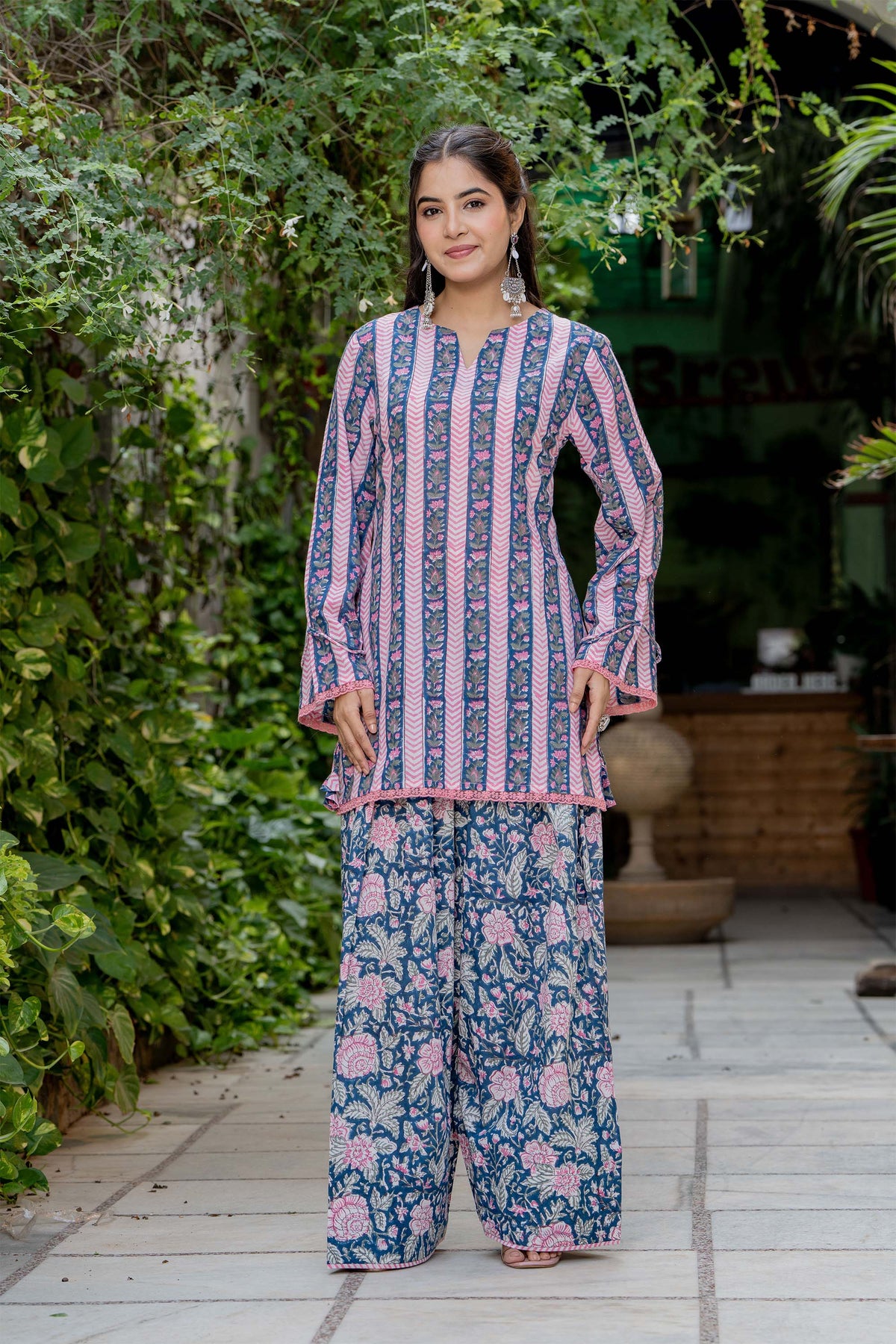 Blue Farsi Suit Set