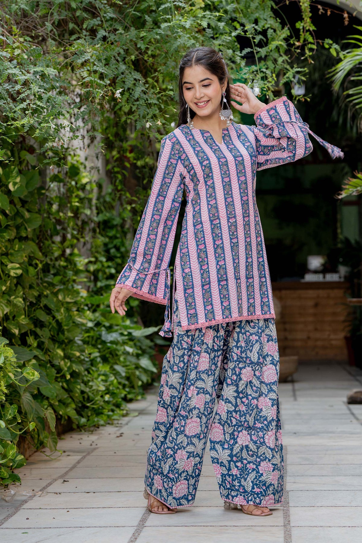 Blue Farsi Suit Set