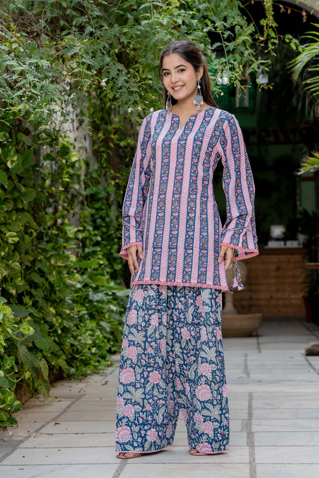 Blue Farsi Suit Set