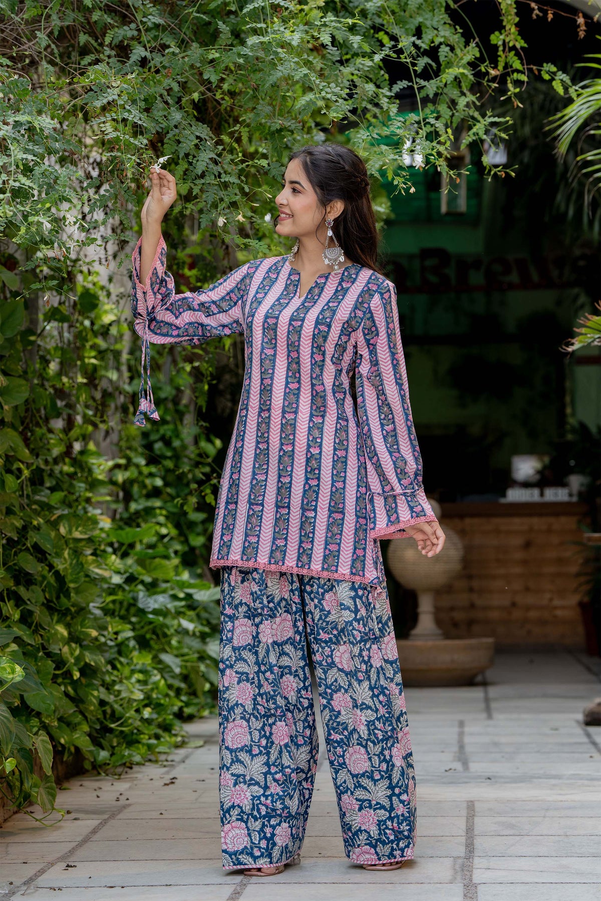 Blue Farsi Suit Set