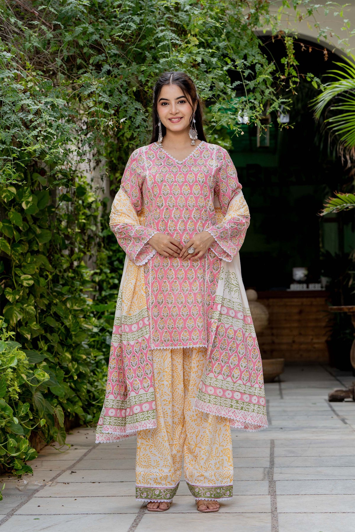 Baby Pink Farsi Suit Set