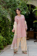 Baby Pink Farsi Suit Set