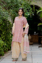 Baby Pink Farsi Suit Set