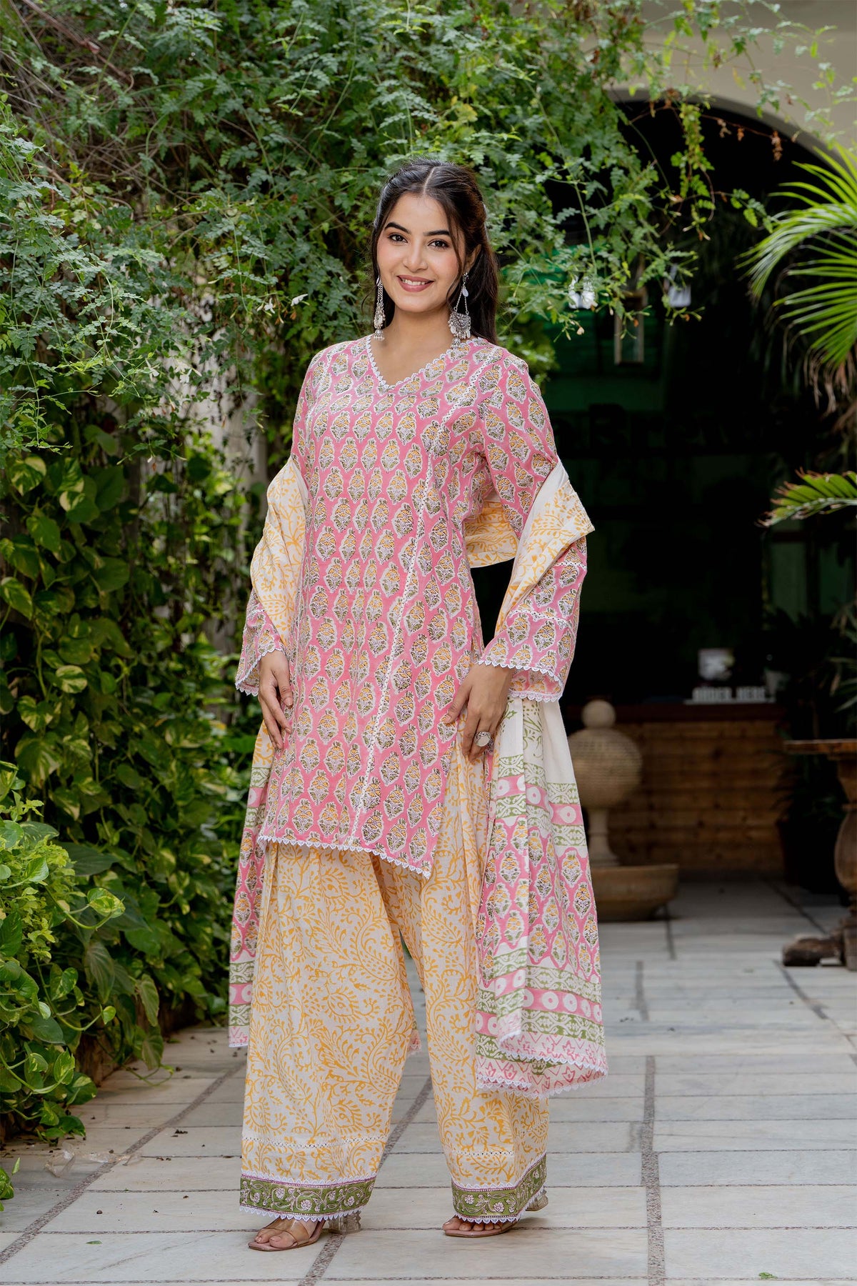 Baby Pink Farsi Suit Set