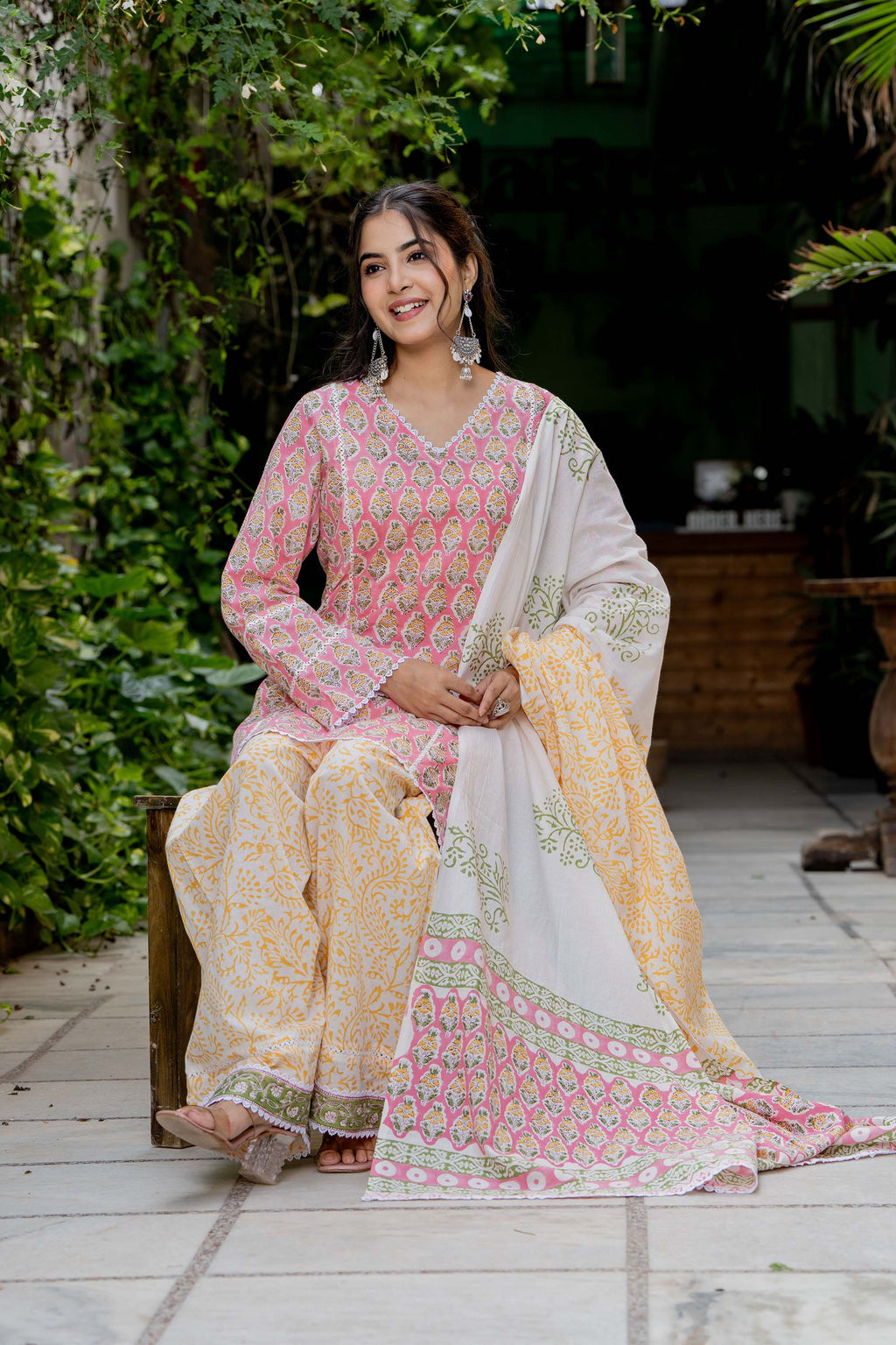Baby Pink Farsi Suit Set