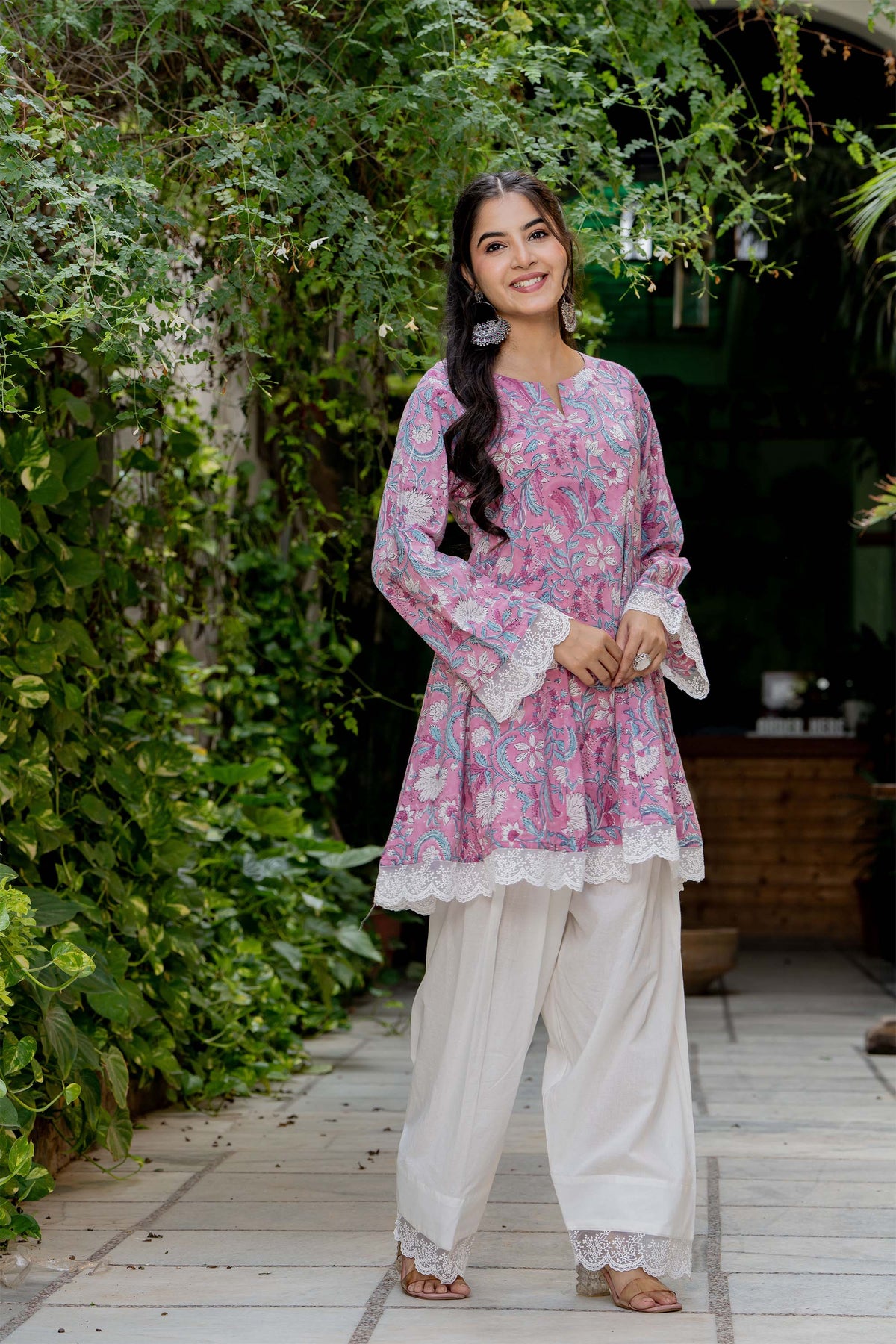 Pink Farsi Suit Set