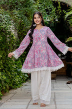 Pink Farsi Suit Set