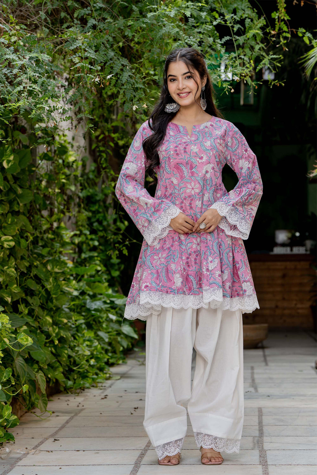 Pink Farsi Suit Set