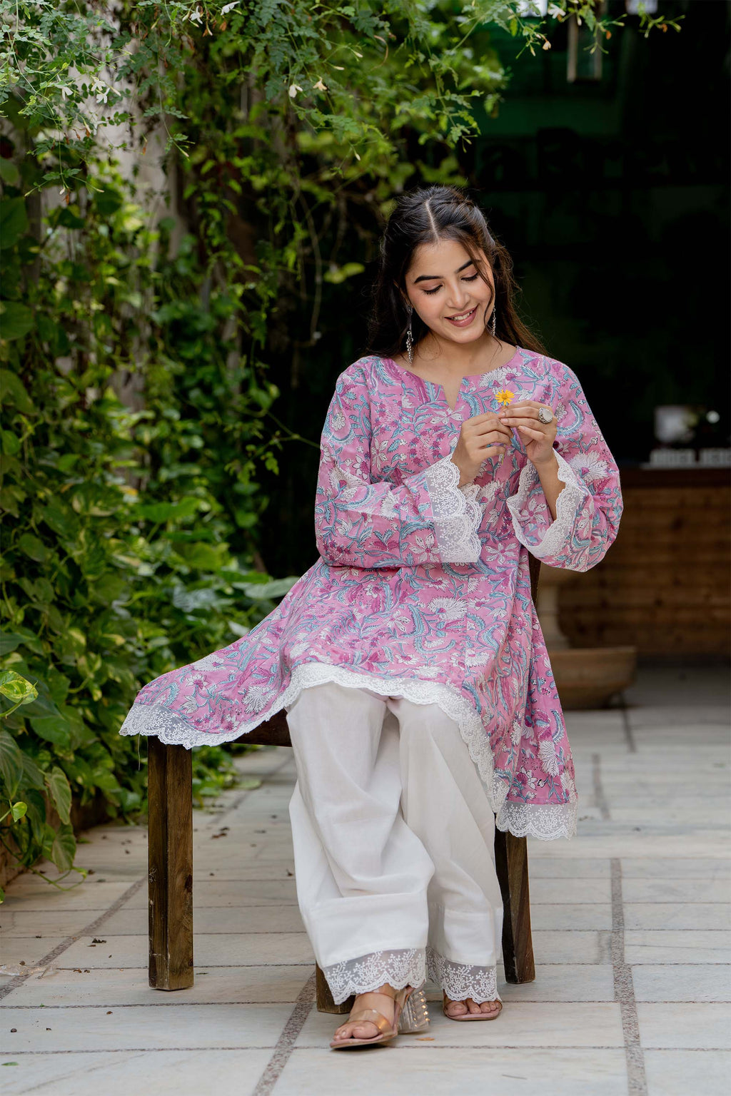 Pink Farsi Suit Set