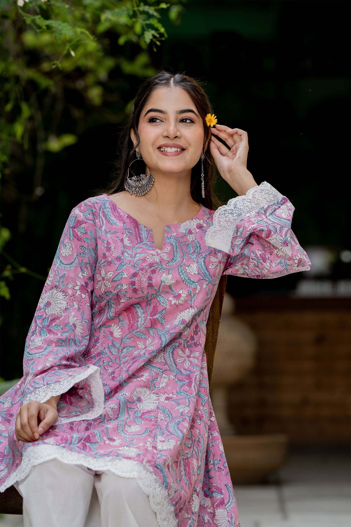 Pink Farsi Suit Set
