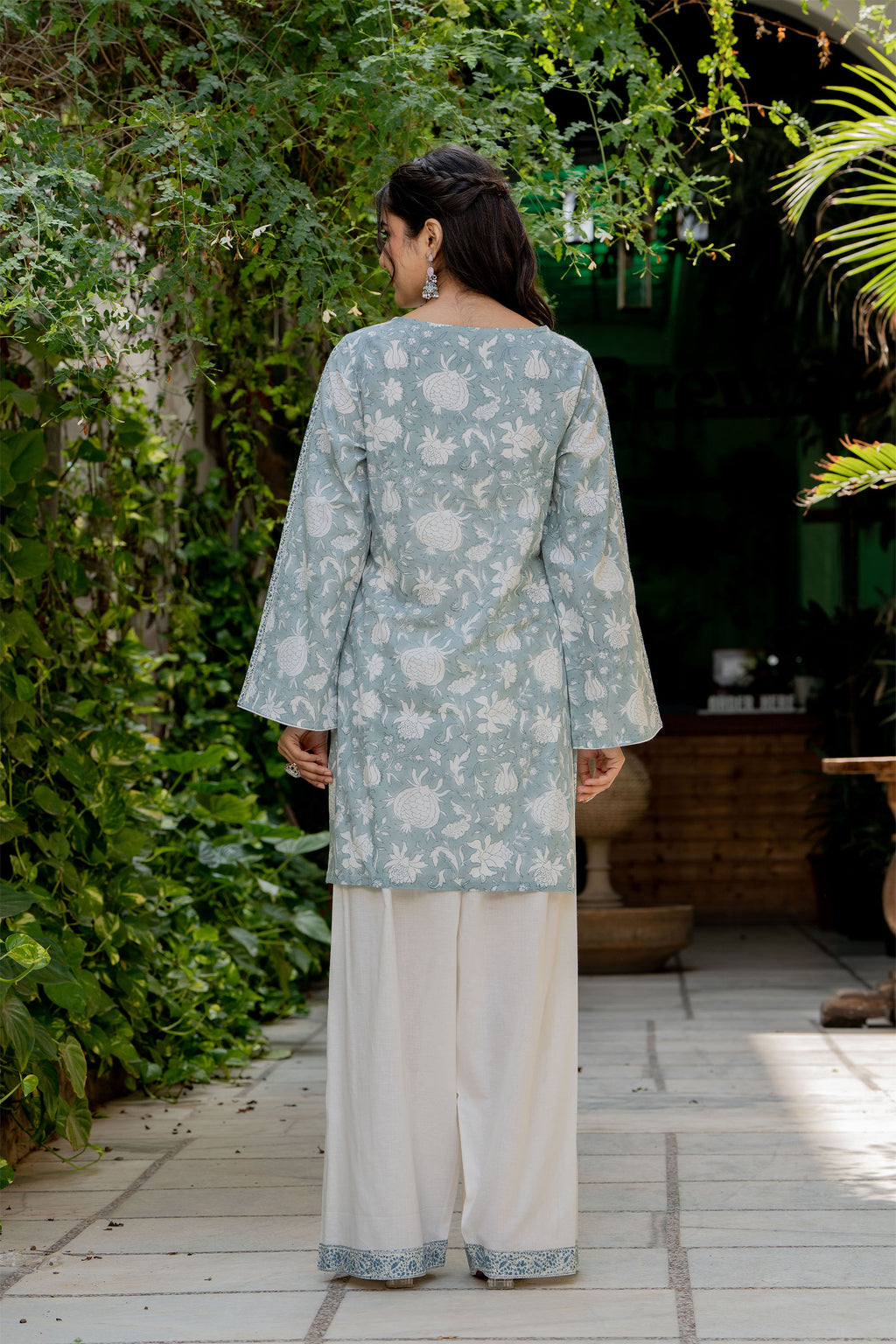 Powder Blue Farsi Suit Set