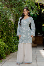 Powder Blue Farsi Suit Set