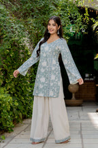 Powder Blue Farsi Suit Set