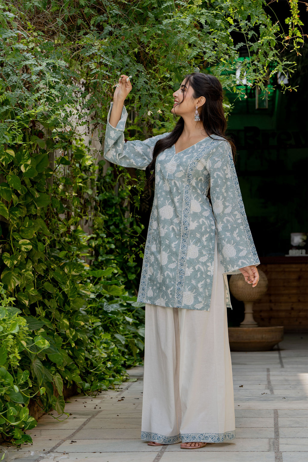 Powder Blue Farsi Suit Set