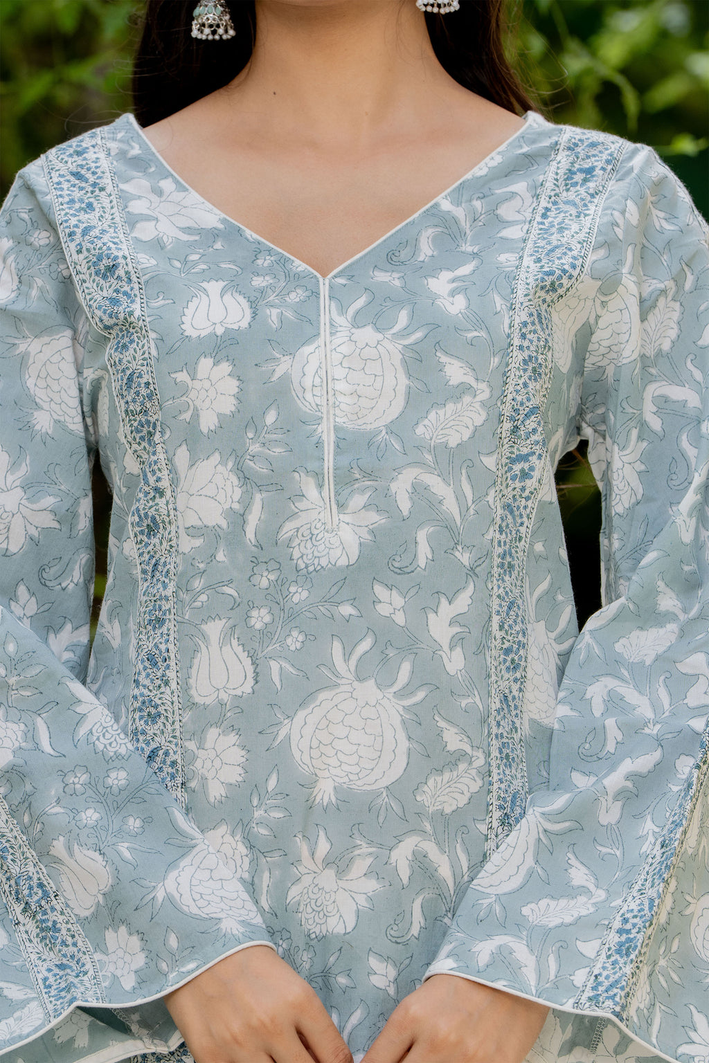 Powder Blue Farsi Suit Set