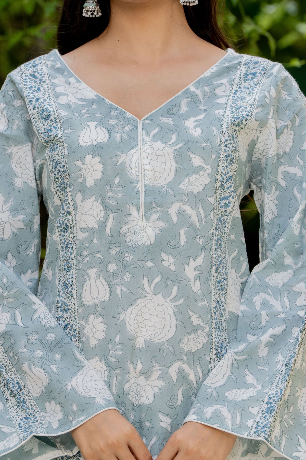 Powder Blue Farsi Suit Set