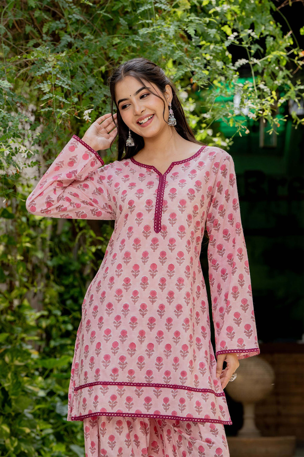 Soft Pink Farsi Suit Set