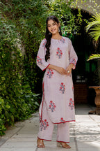 Lavender Kurta Set