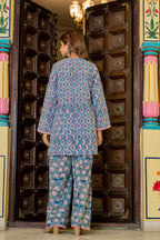 Blue Farsi Suit Set