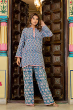 Blue Farsi Suit Set