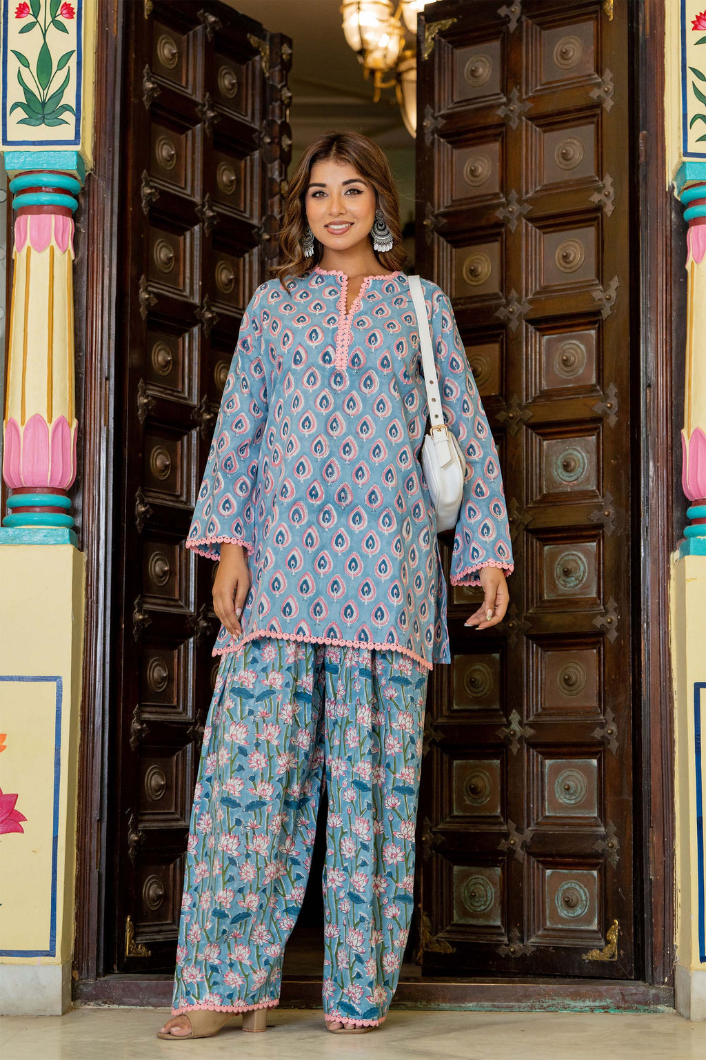 Blue Farsi Suit Set