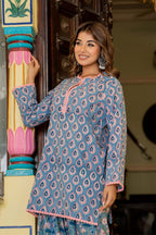 Blue Farsi Suit Set