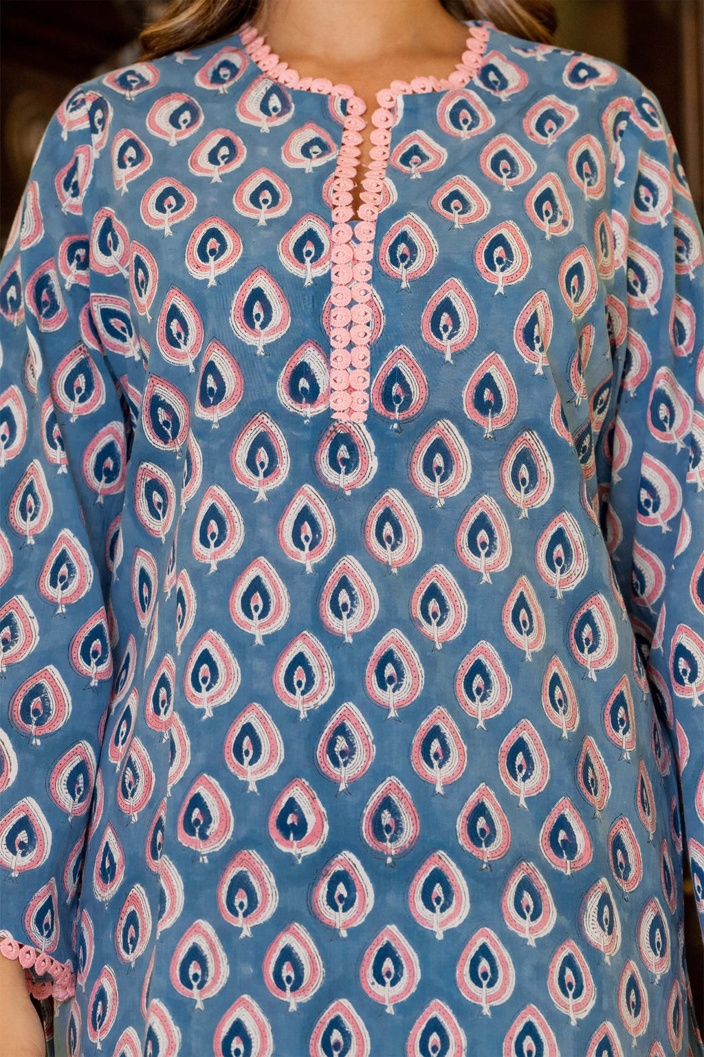 Blue Farsi Suit Set