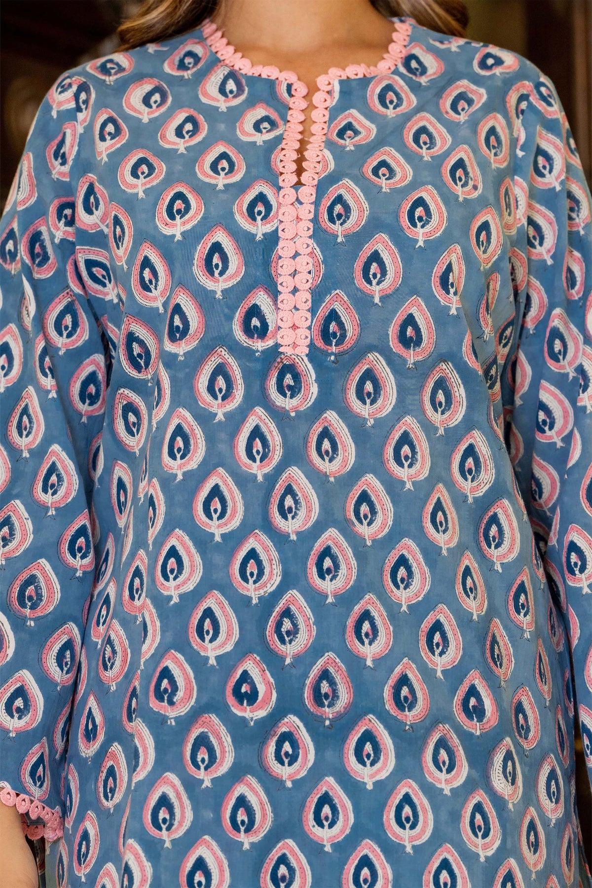 Blue Farsi Suit Set