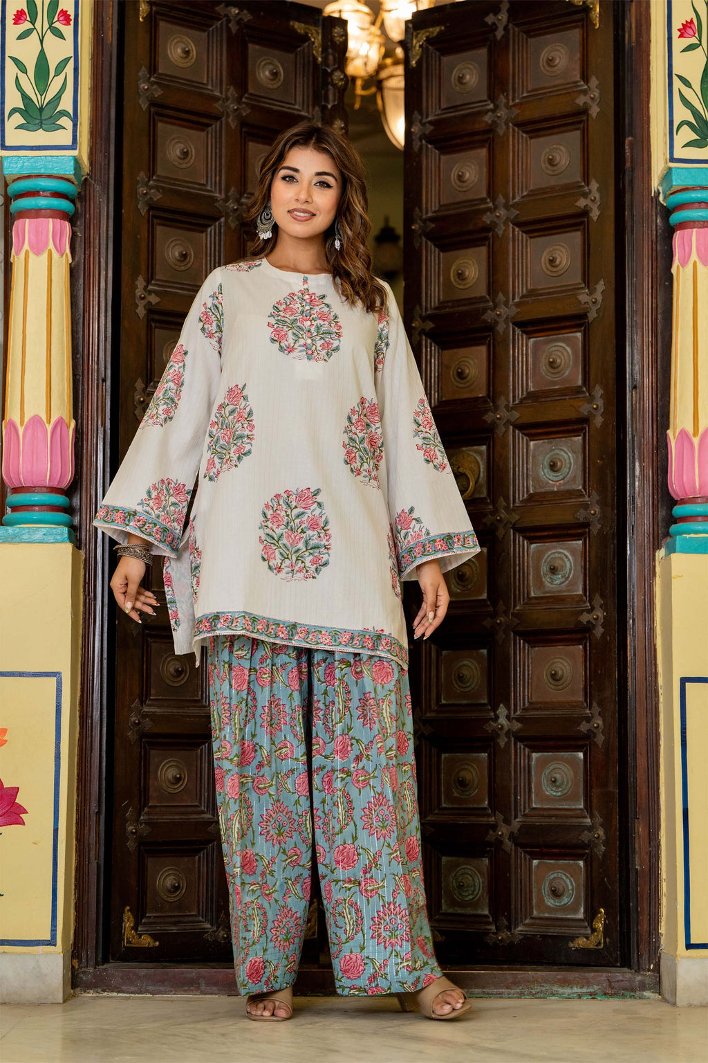 Dusty Pink Farsi Suit Set