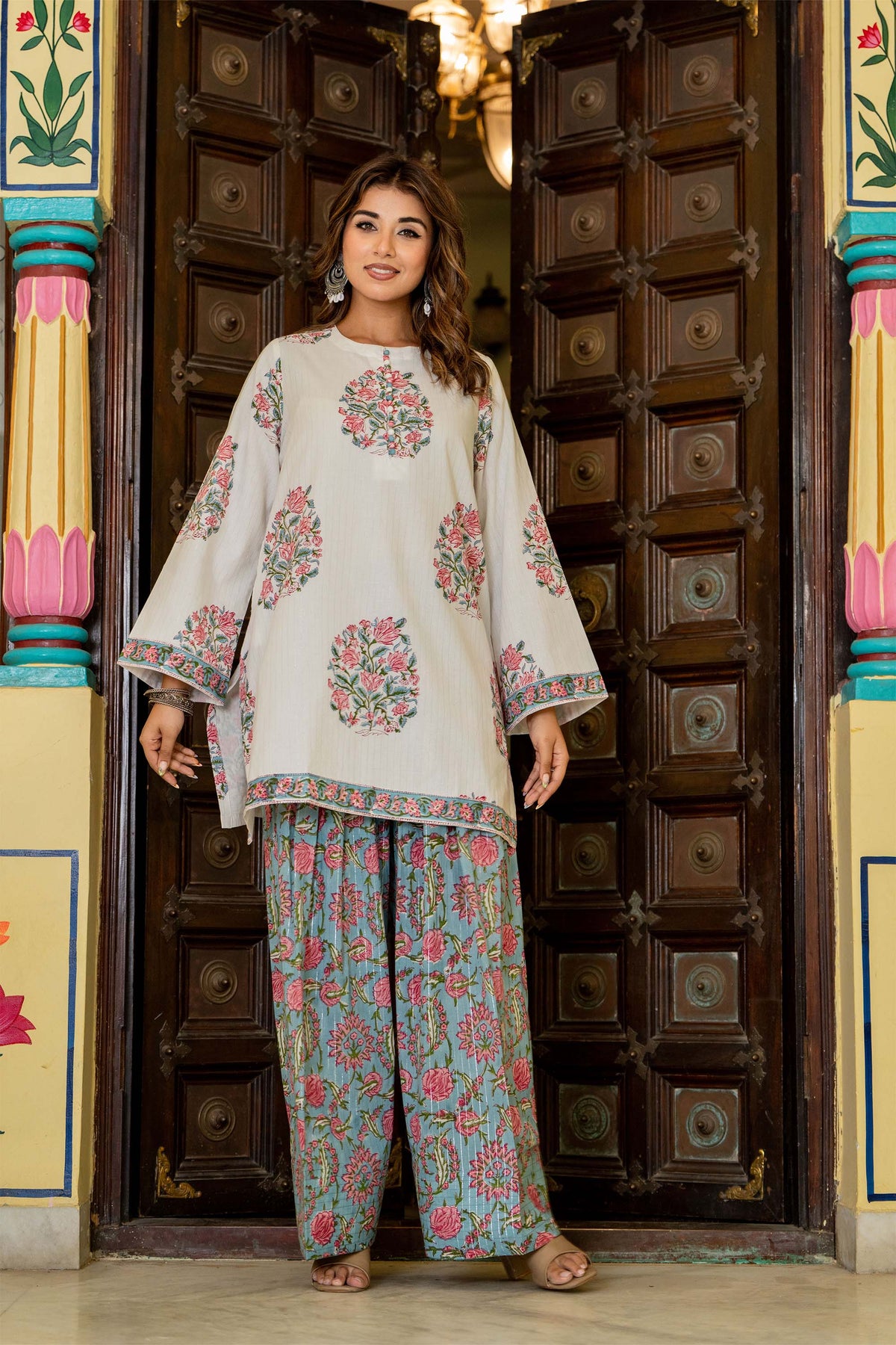Dusty Pink Farsi Suit Set