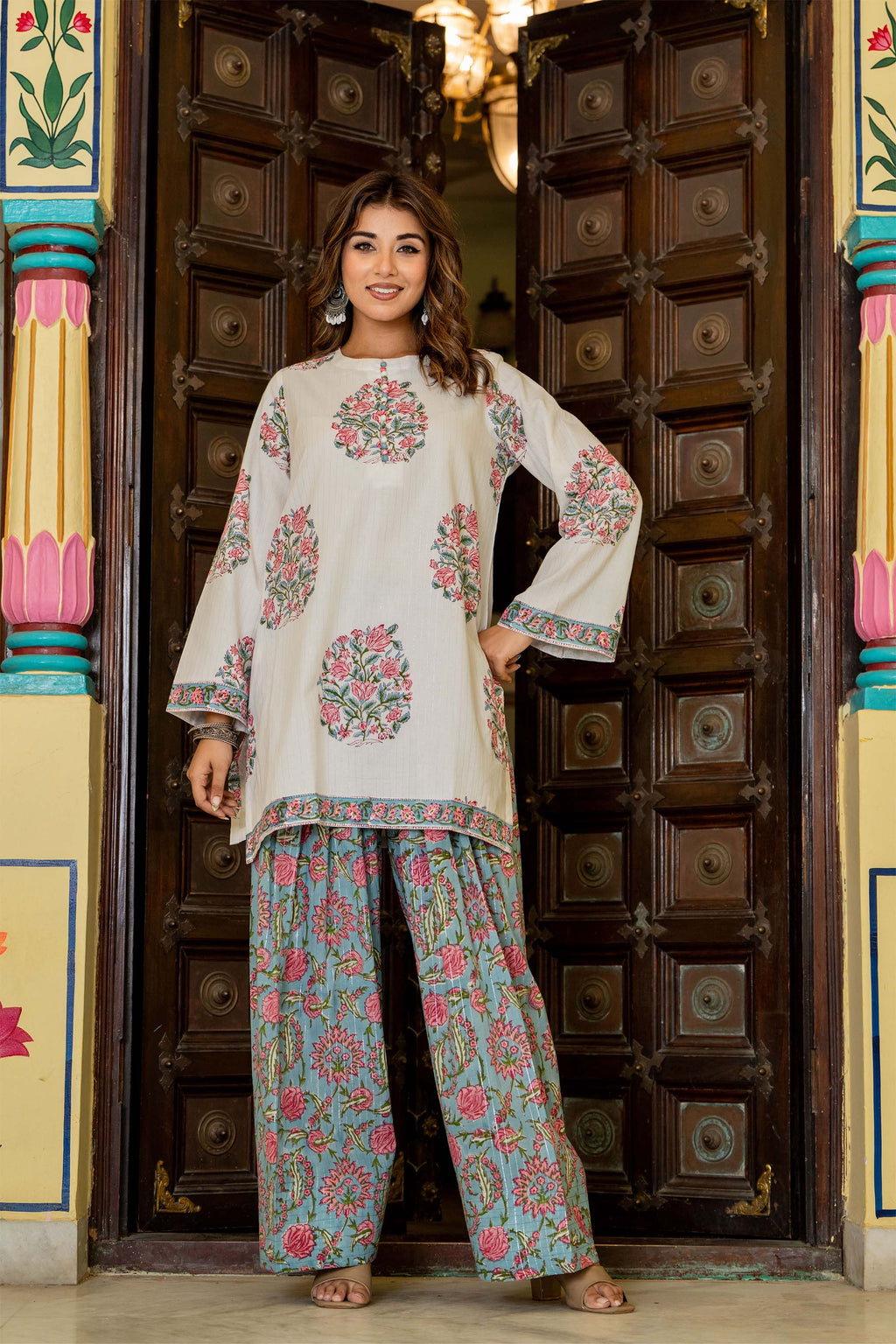 Dusty Pink Farsi Suit Set