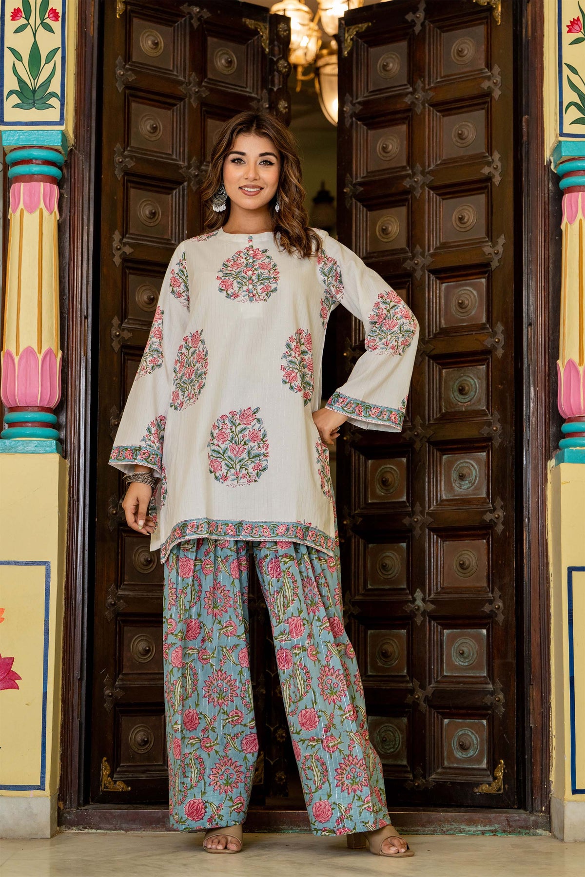 Dusty Pink Farsi Suit Set