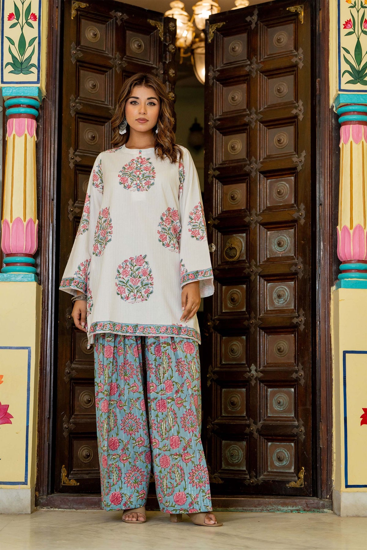 Dusty Pink Farsi Suit Set