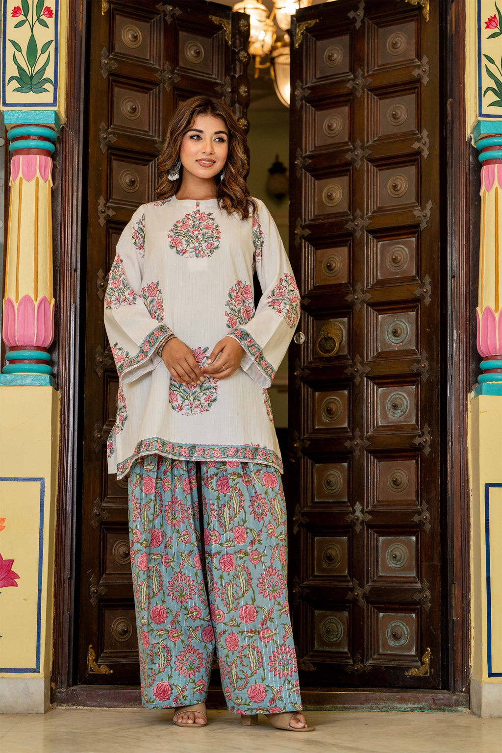 Dusty Pink Farsi Suit Set