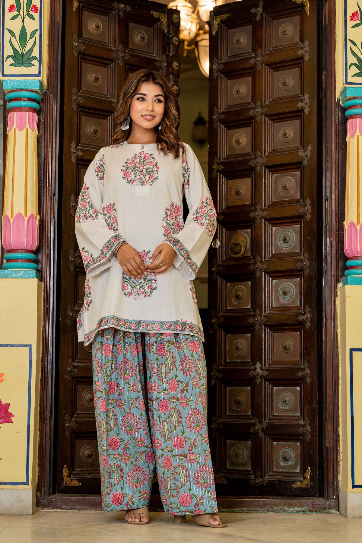 Dusty Pink Farsi Suit Set