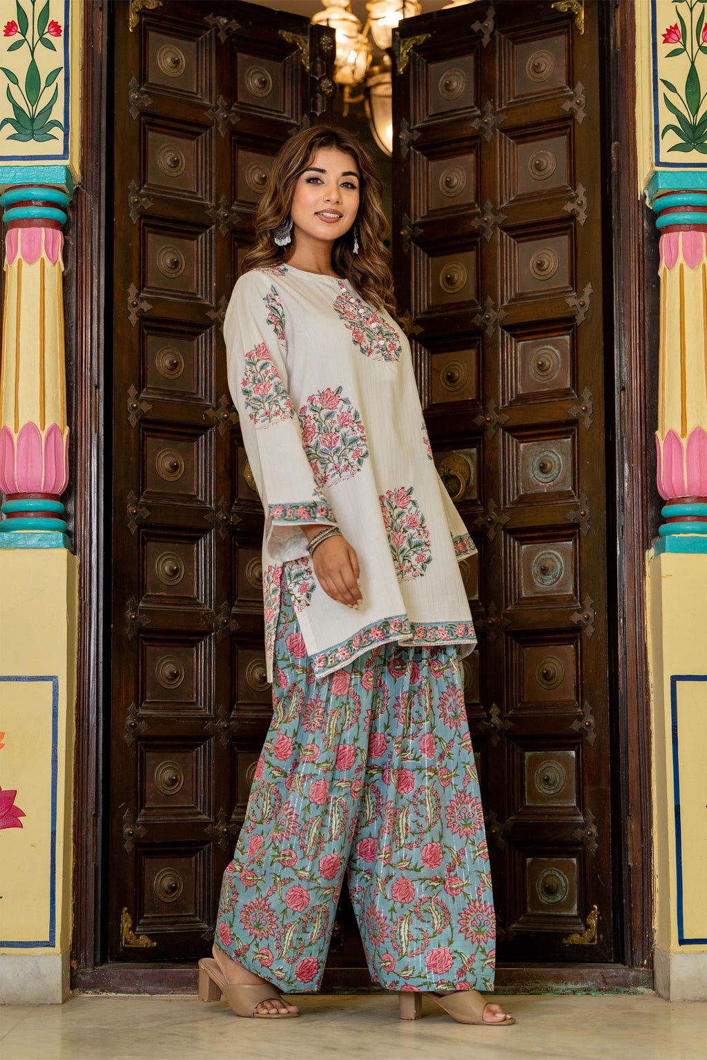 Dusty Pink Farsi Suit Set