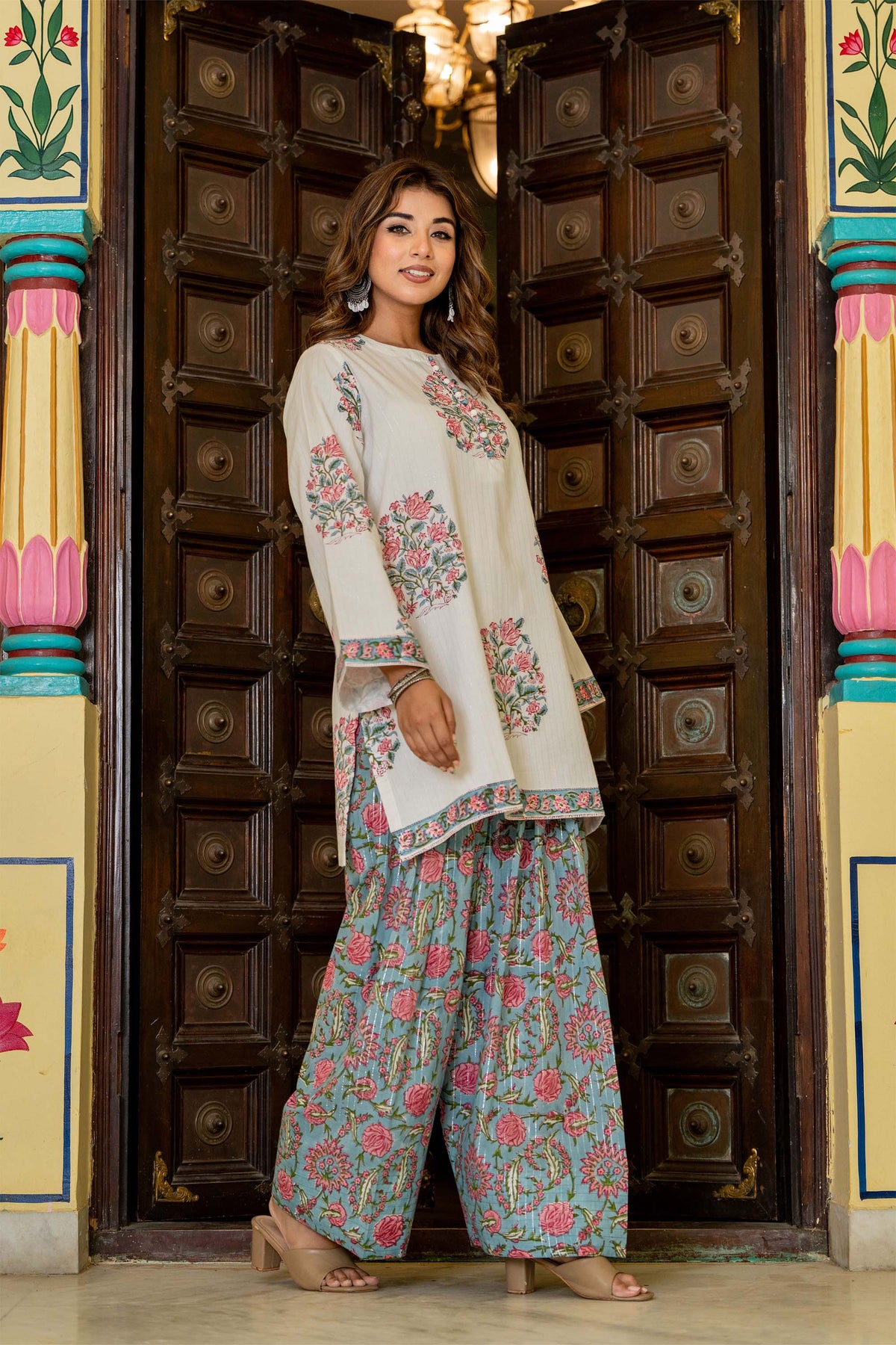 Dusty Pink Farsi Suit Set
